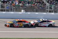 Chase Briscoe (#19) and Denny Hamlin (#11) - Source: Imagn
